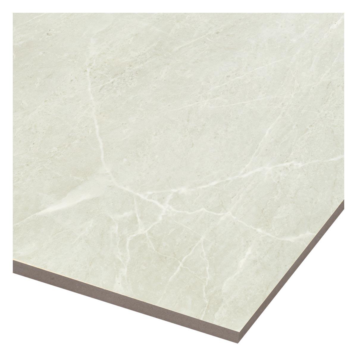 Porcelanato Jaspe Gris Brillante - 60X60 cm - 1.44 m2