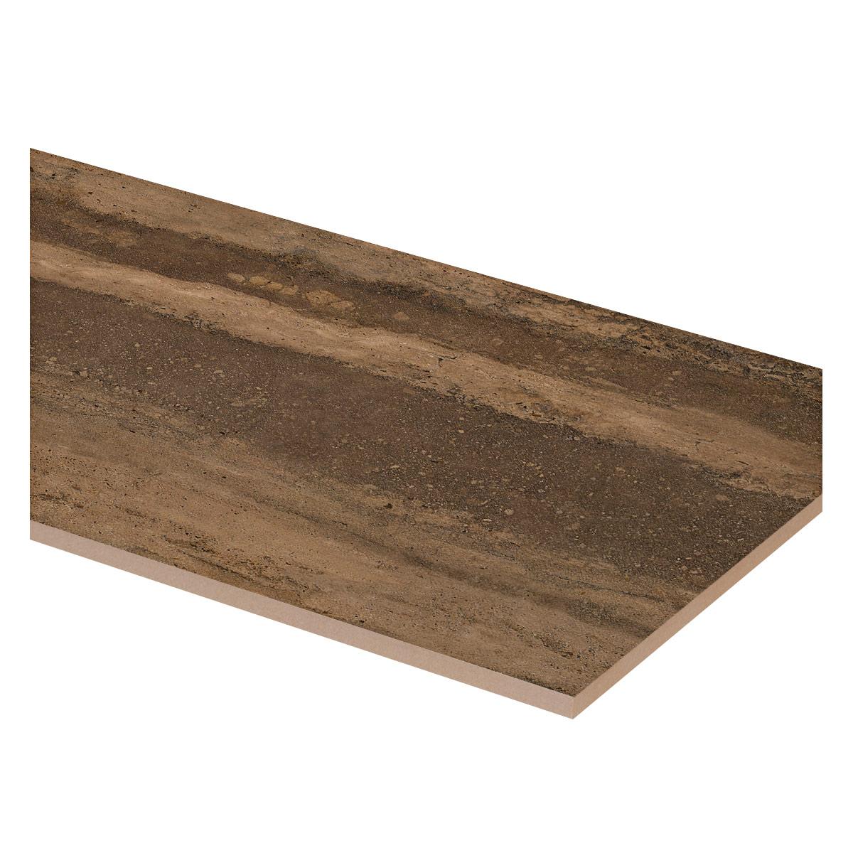 Porcelanato Travertino Moka Brown Natural - 80 x 160 cm - 1.28 m2