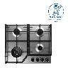 Cocina Encendido Eléctrico SOLCO063 S Collection Empotrable - Acero