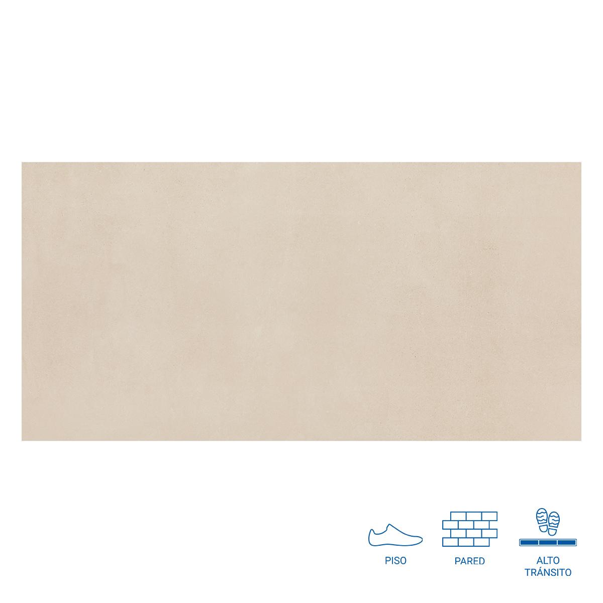 Porcelanato Murani Marfim Beige Mate - 30 x 60 cm - 1.26 m2