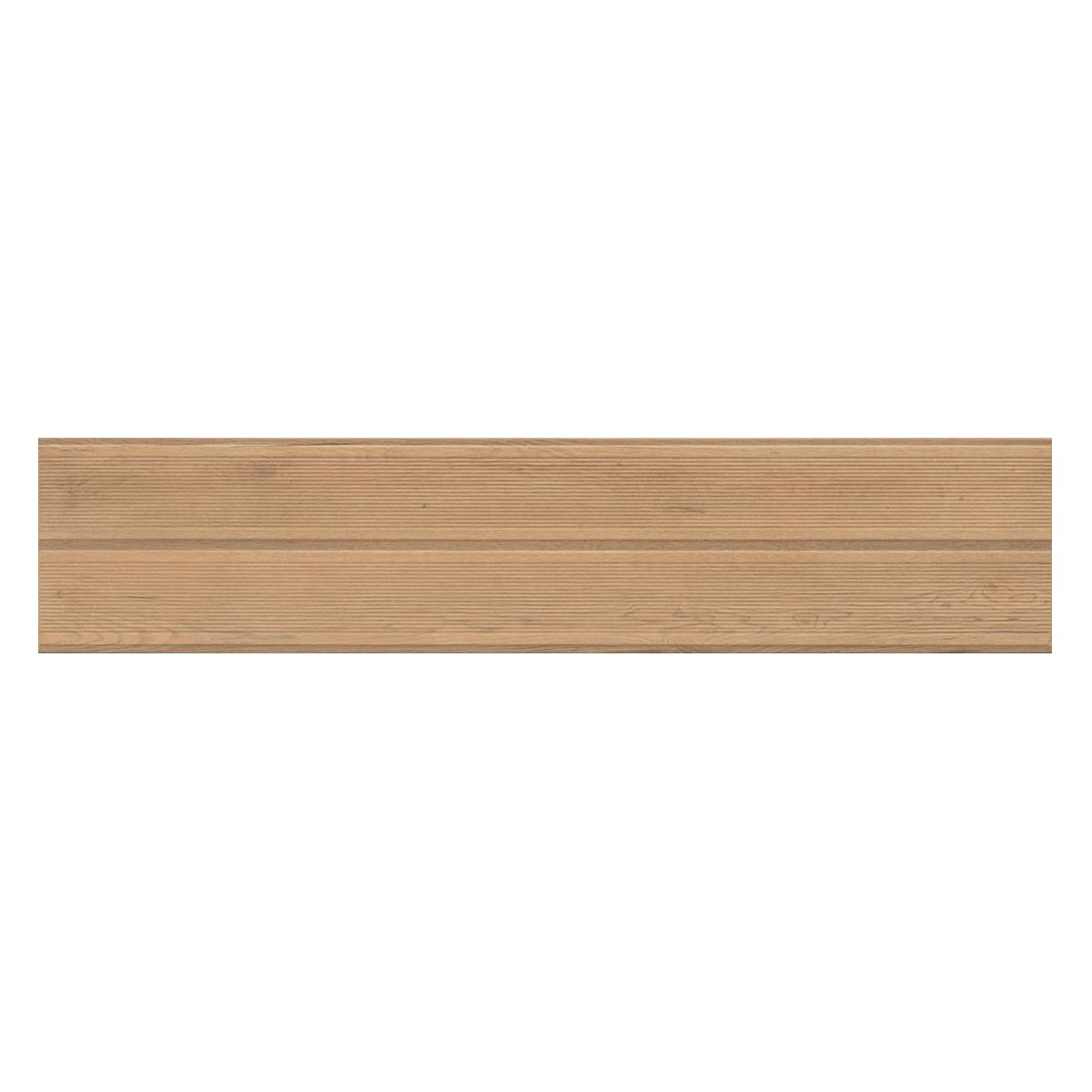 Porcelanato Bali Deck Camel Mate Rectificado - 19 x 90 cm - 1.54 m2