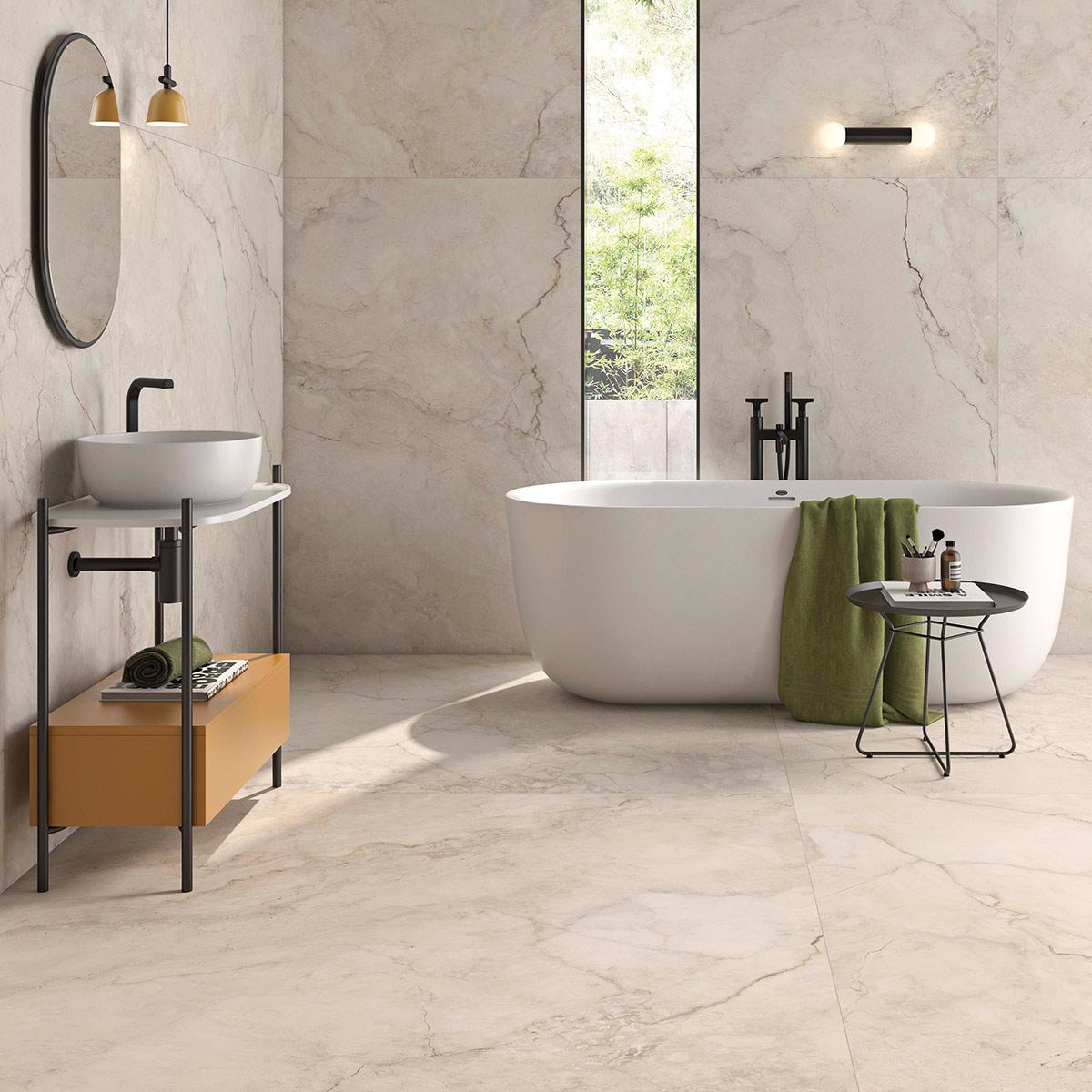 Porcelanato Alabastrino Marfil Pulido - 60X120 cm - 1.44 m2