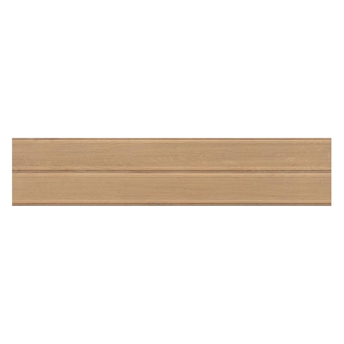 Porcelanato Bali Deck Camel Mate Rectificado - 19 x 90 cm - 1.54 m2