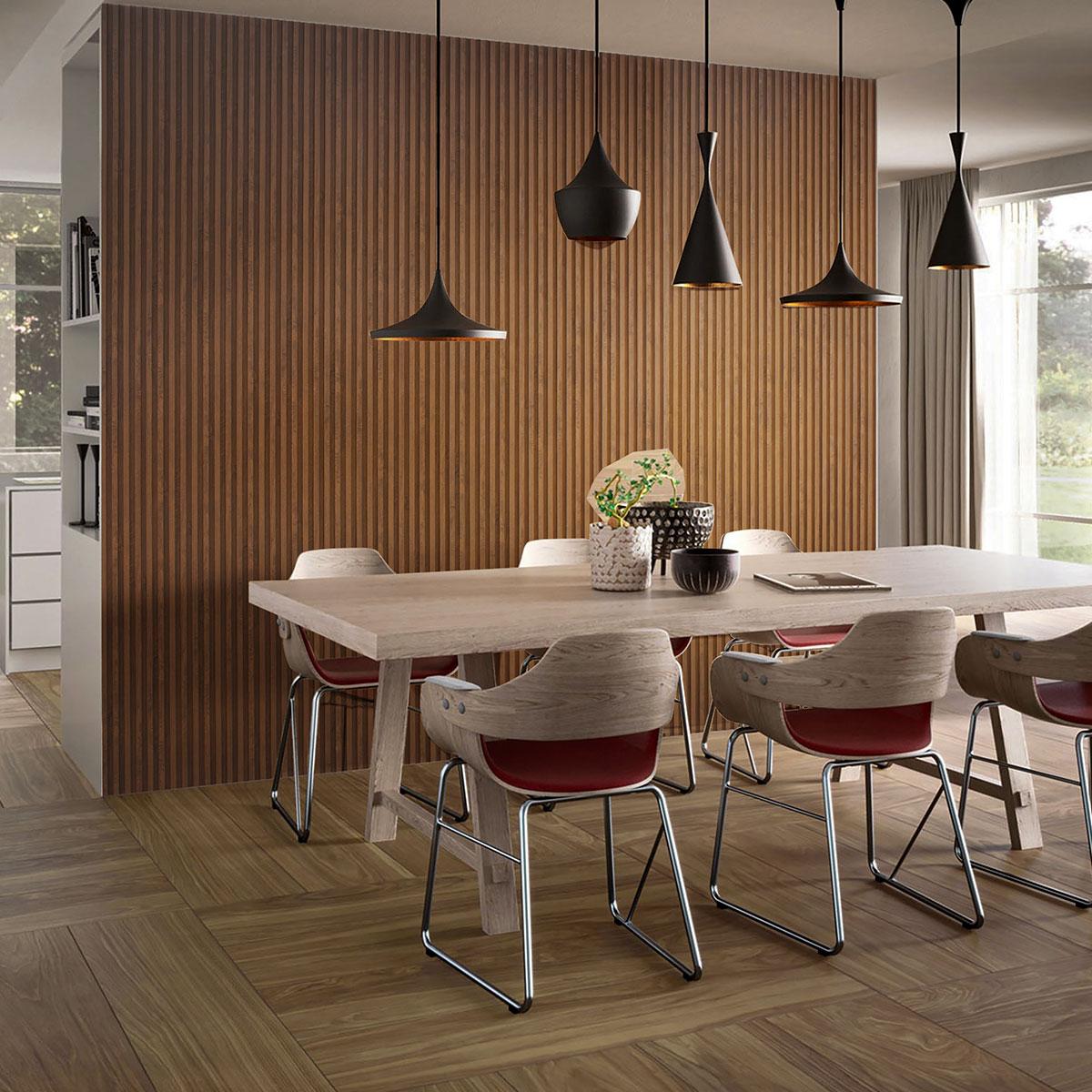 Wall Panel Romantic Alder Brown Espesor: 24Mm 168X2900 Mm