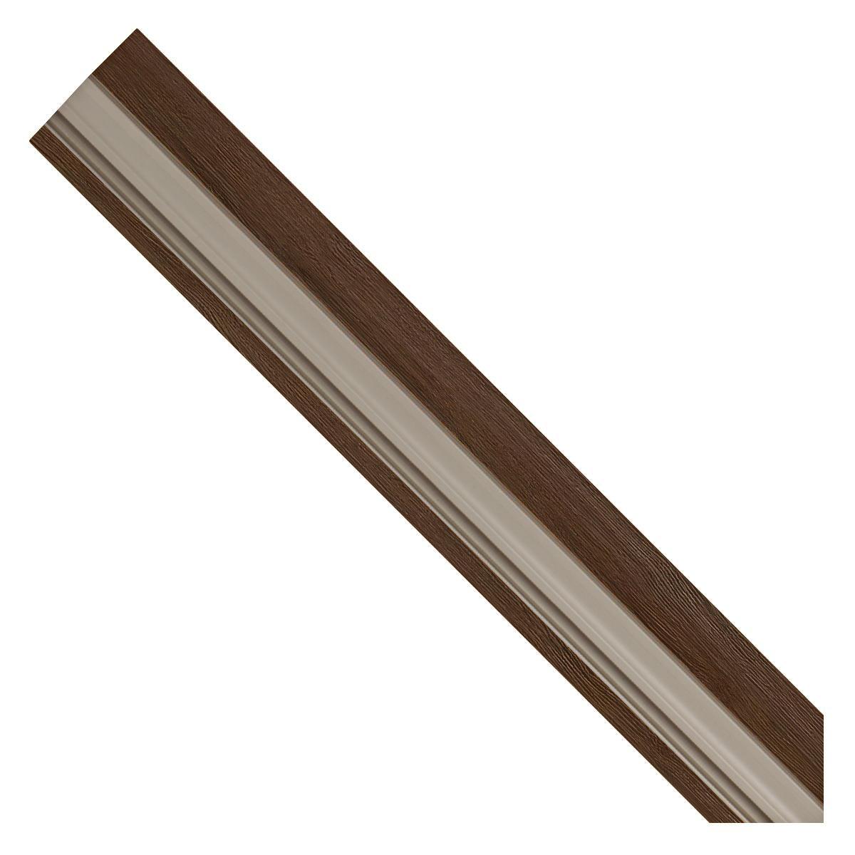 Perfil De Terminación Foresta Chocolate Mate - 3.5X240 cm