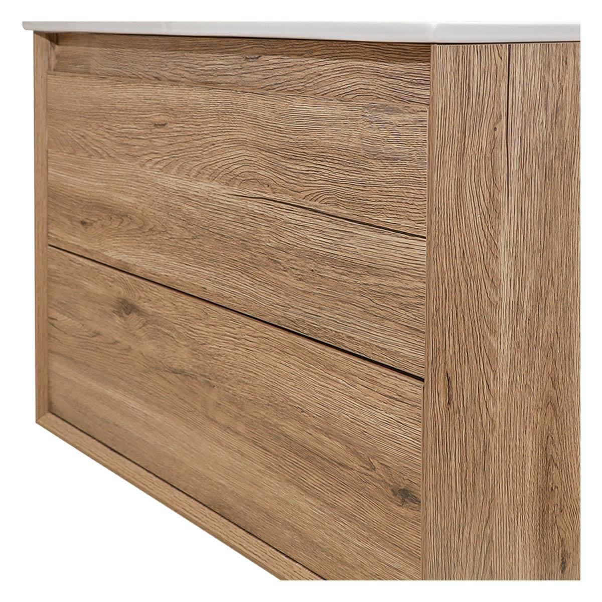 Mueble De Baño Golden Bath Sahara Color Castaño 76 X 50 X 47 Cm. Inc.Lavat C/Reb
