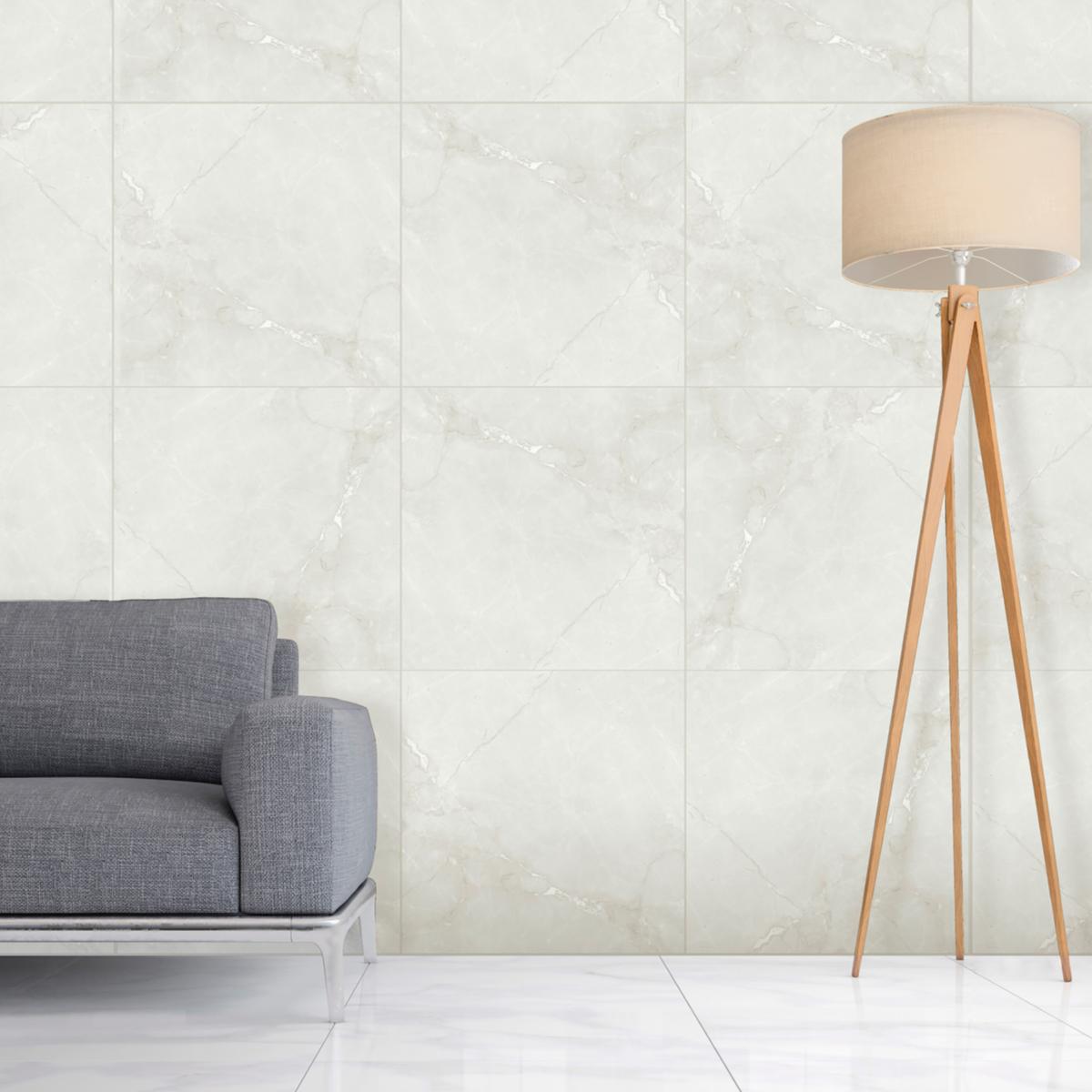 Piso Ceniza Beige Brillante No Rectificado - 60 x 60 cm - 2.52 m2