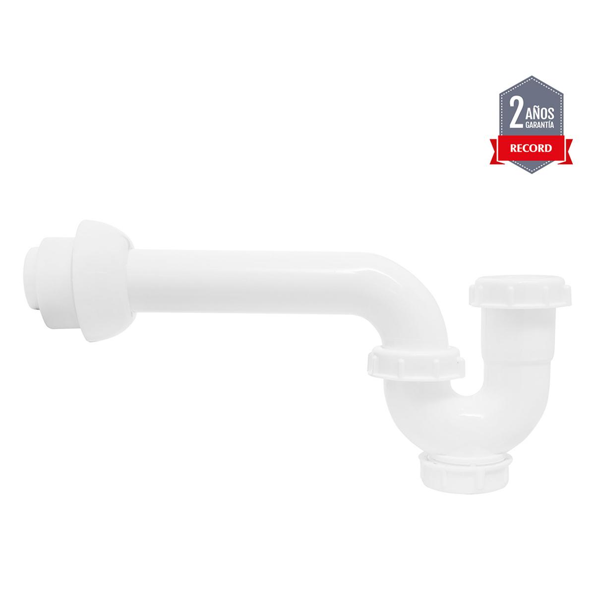 Trampa Pvc Canopla Conector A La Pared 1 1/2"