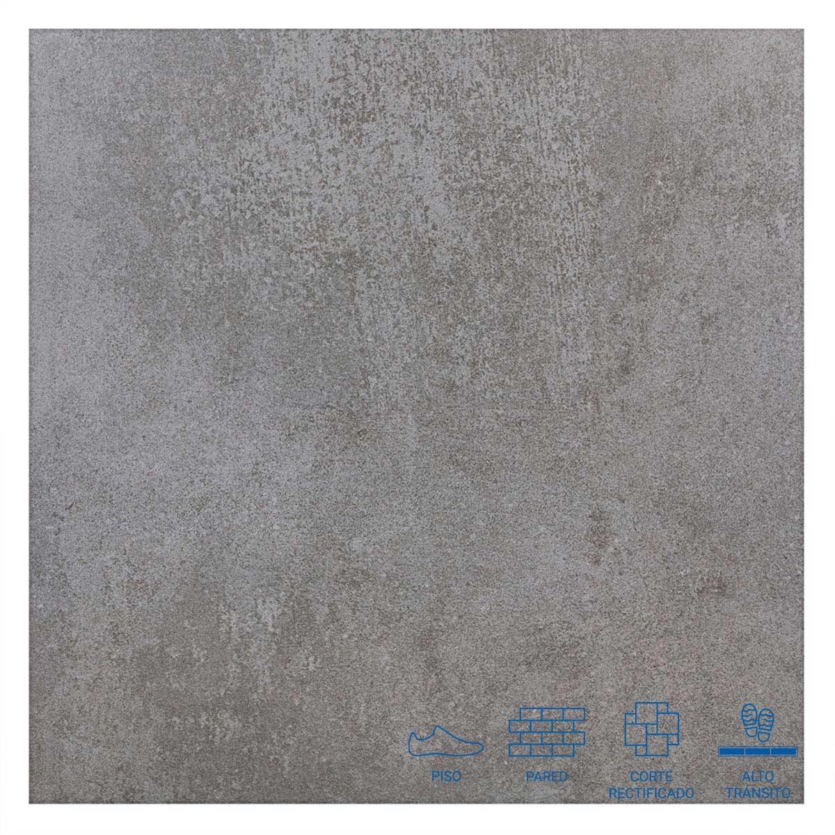 Porcelanato Concreto Rf Cmto Grafito Mate - 60X60 cm - 1.44 m2