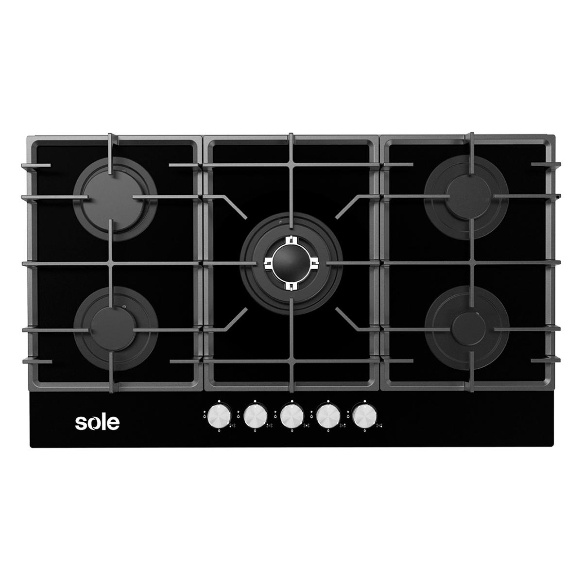 Cocina Empotrable SOLCO046V2 Encendido Elétrico - Negro