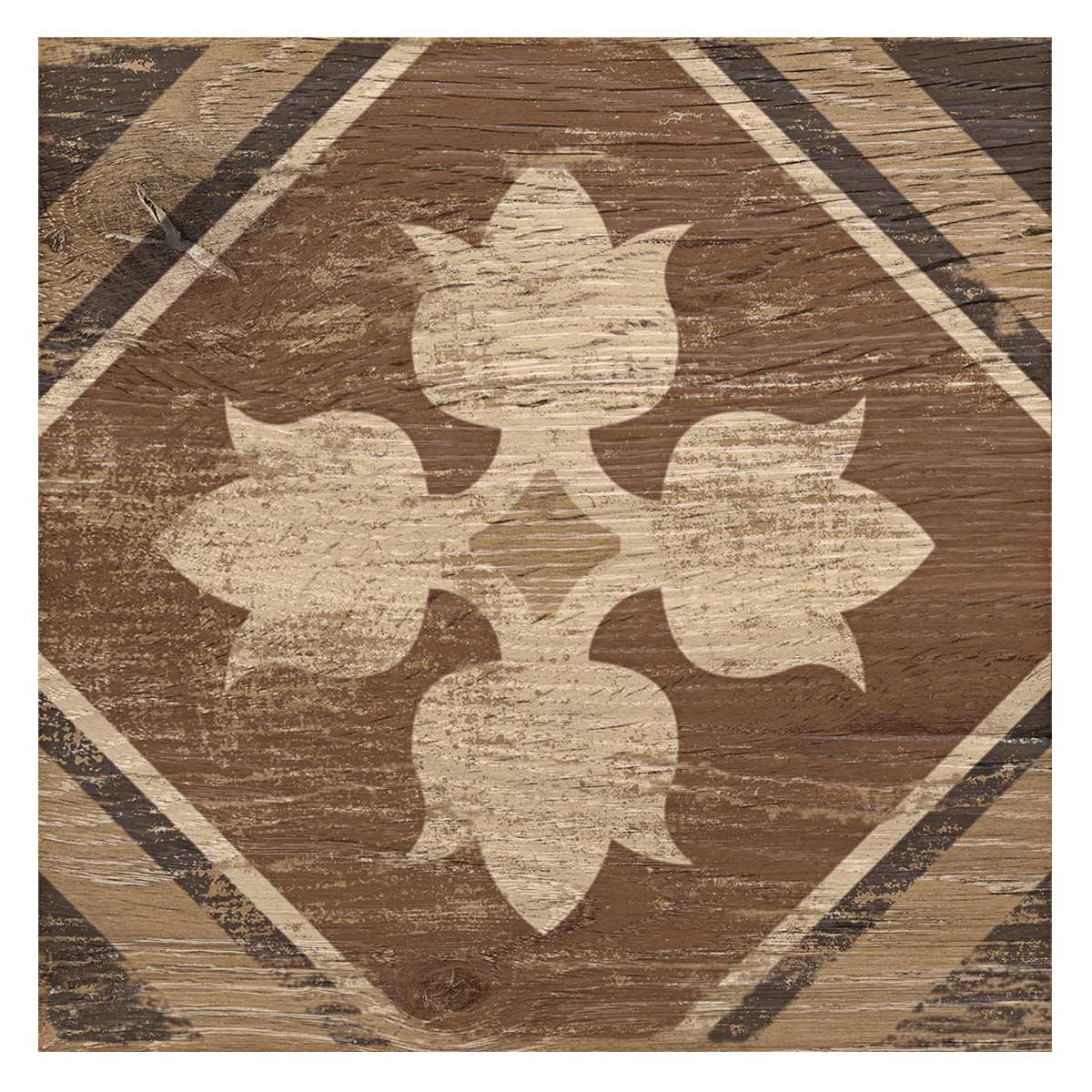 Porcelanato Hidraulicwood Moka Mate - 20x20 - 0.60 m2