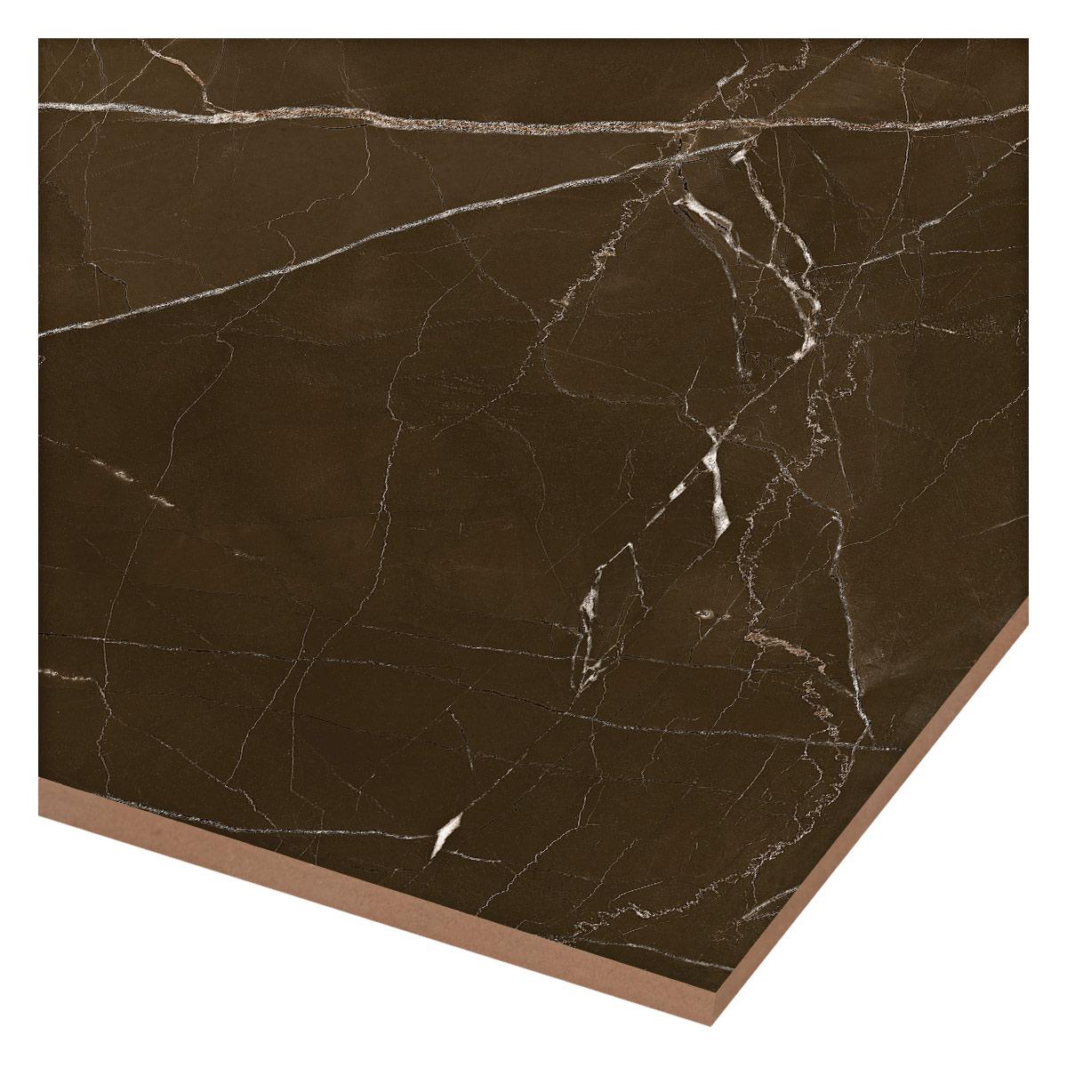 Porcelanato Misty Brown Brillante - 60X60 cm - 1.44 m2