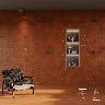 Porcelanato Luster Decor Brown - 29.1 x 117 cm - 1.36 m2