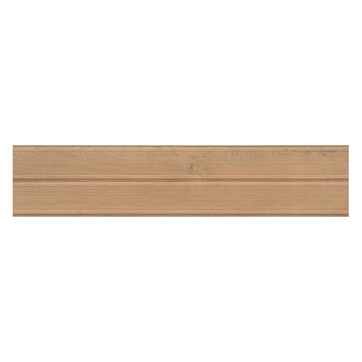 Porcelanato Bali Deck Camel Mate Rectificado - 19 x 90 cm - 1.54 m2