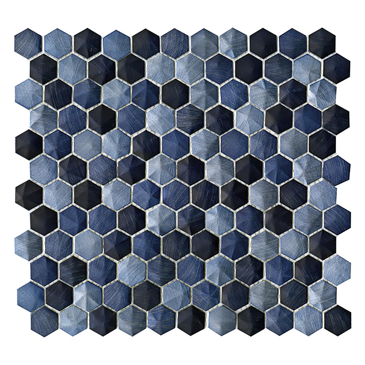 Mosaico Colors Azul/Celeste Mate - 28.5X30.5 cm - 1 pza