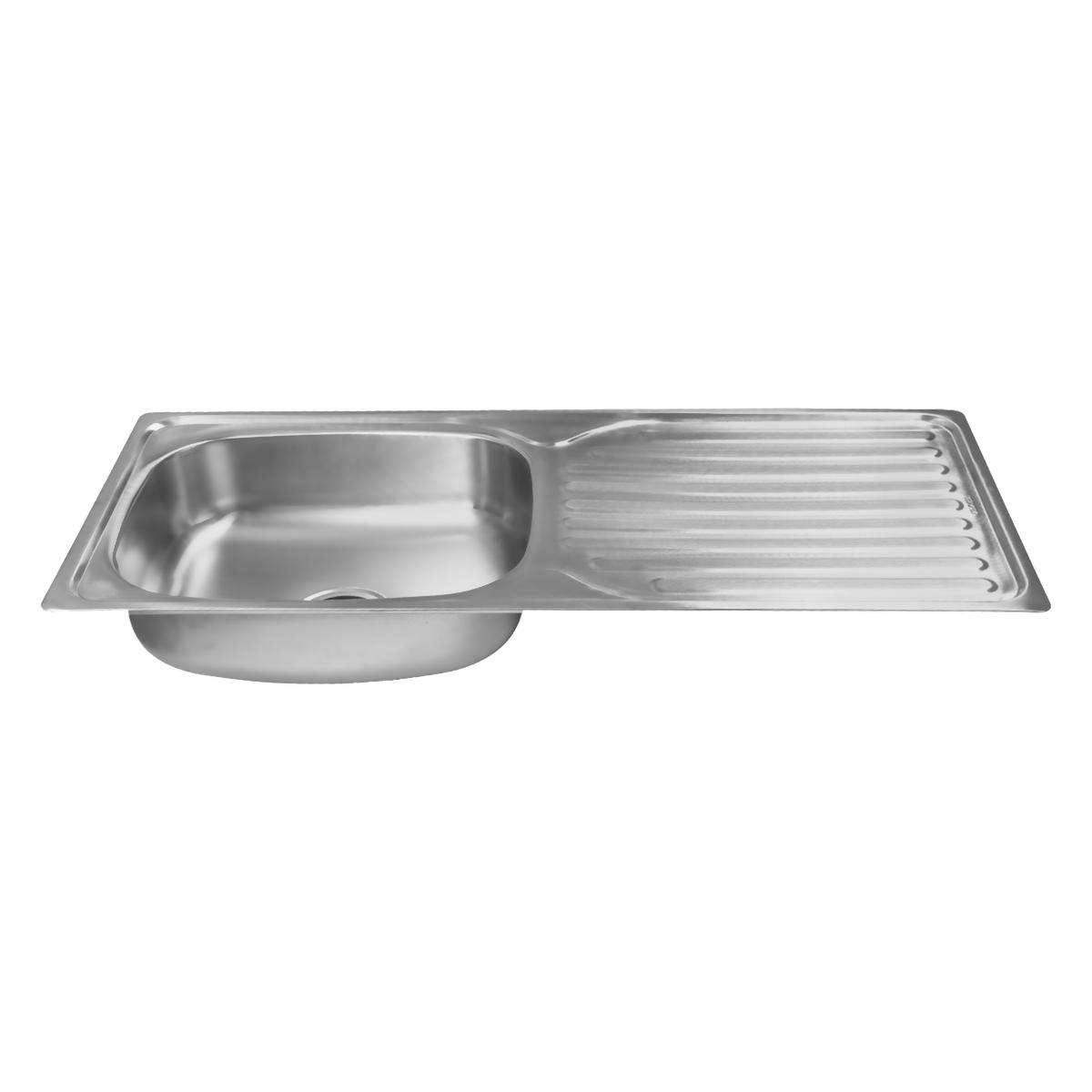 Lavadero Record Qenqo 1P St 96X43Cm Cd Ct Rl Ac Inox Inc Des Tramp