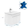 Mueble De Baño Golden Bath Santorini Blanco 61X50X46 Cm C/ Rebose Inc. Lavat Empotrar