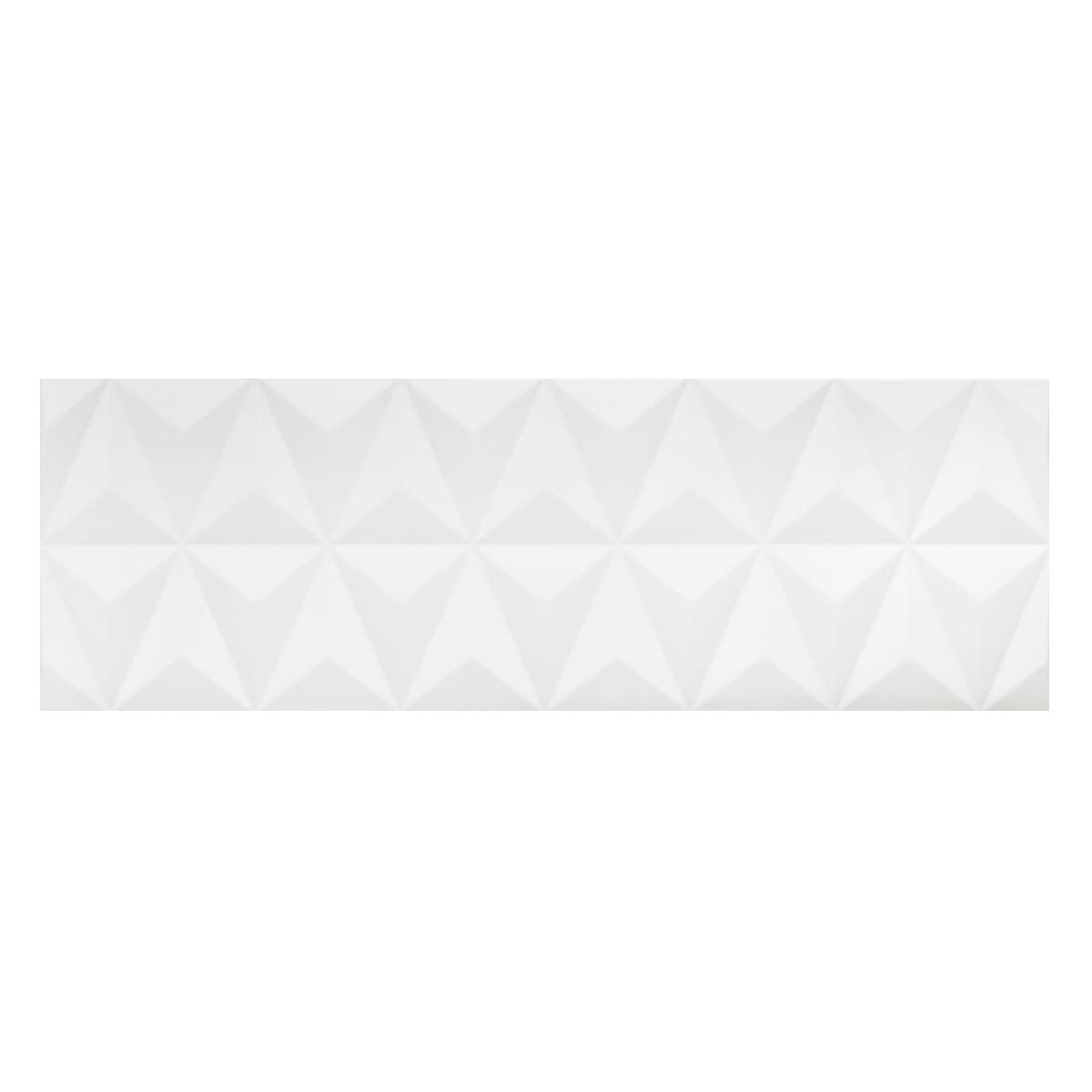 Mayolica Eliane Origami Blanco Satinado Rect. 30X90 Caja 1.62 M2