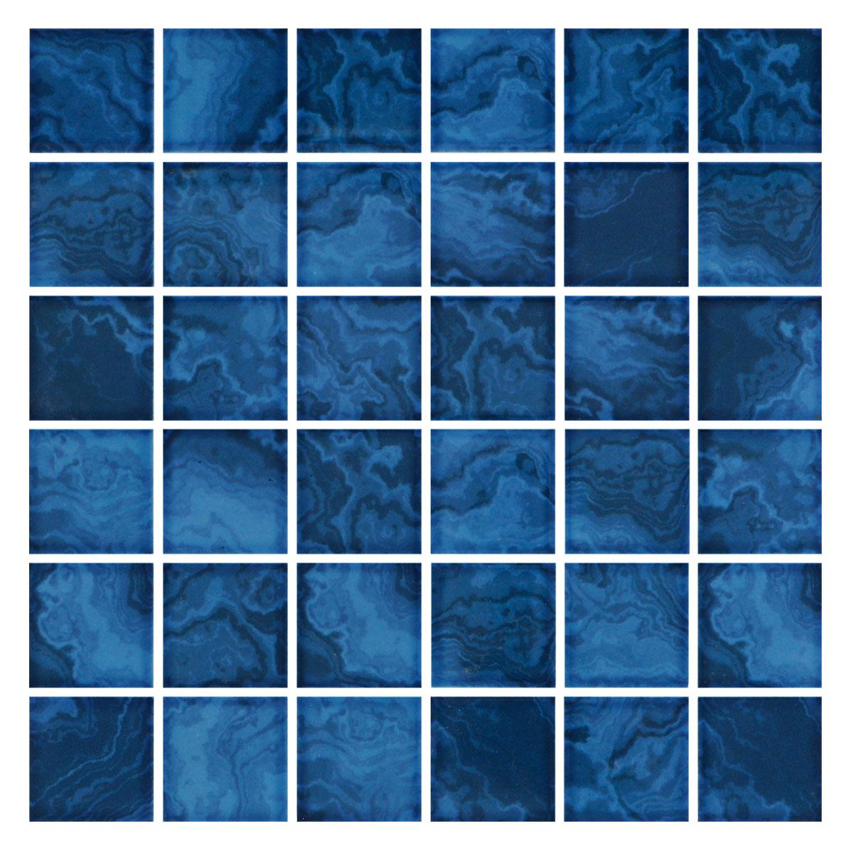 Porcelanato Caribbean Celeste Brillante - 30.6X30.6 cm - 1.87 m2