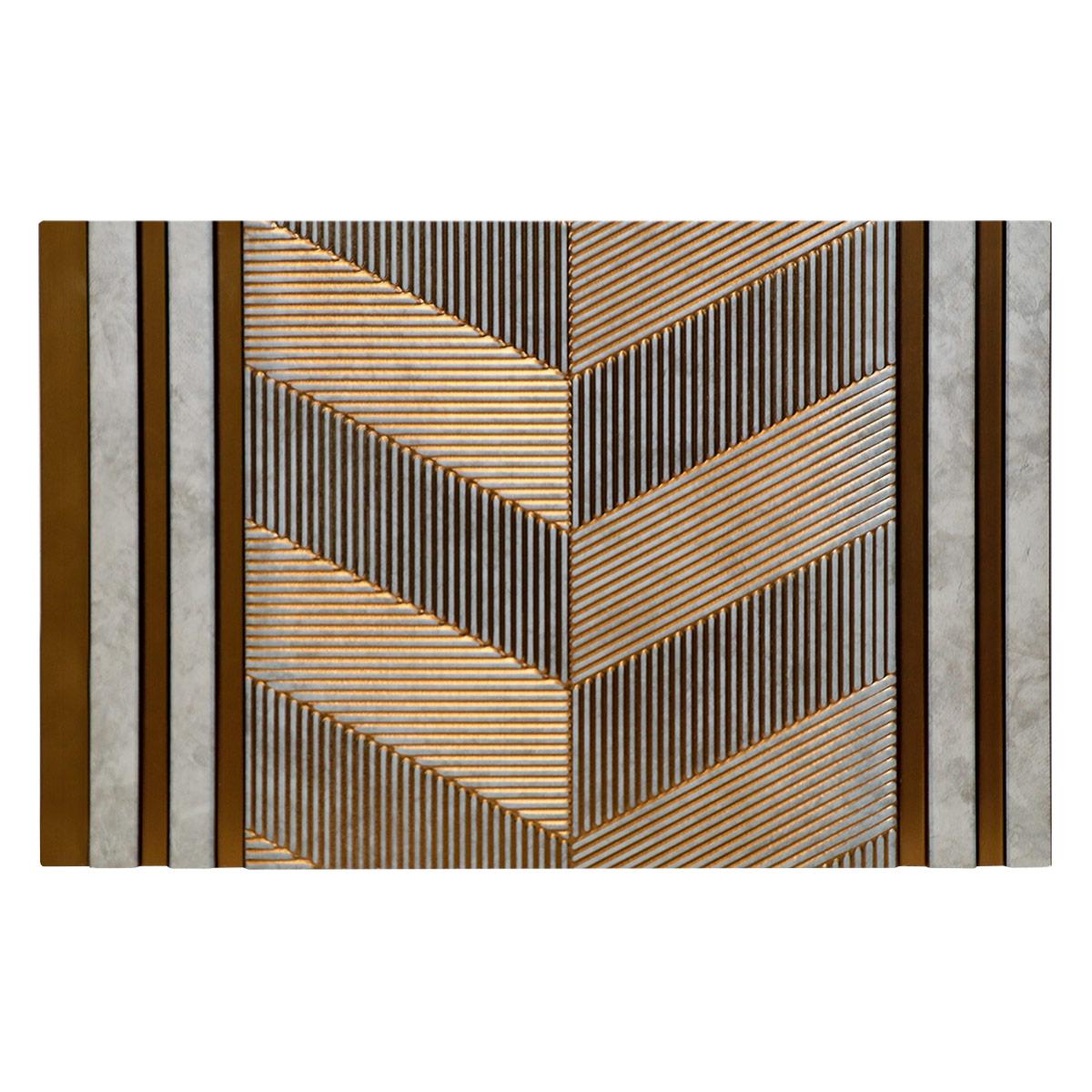 Wall Panel Espiga Metálico - 31.3X290 cm
