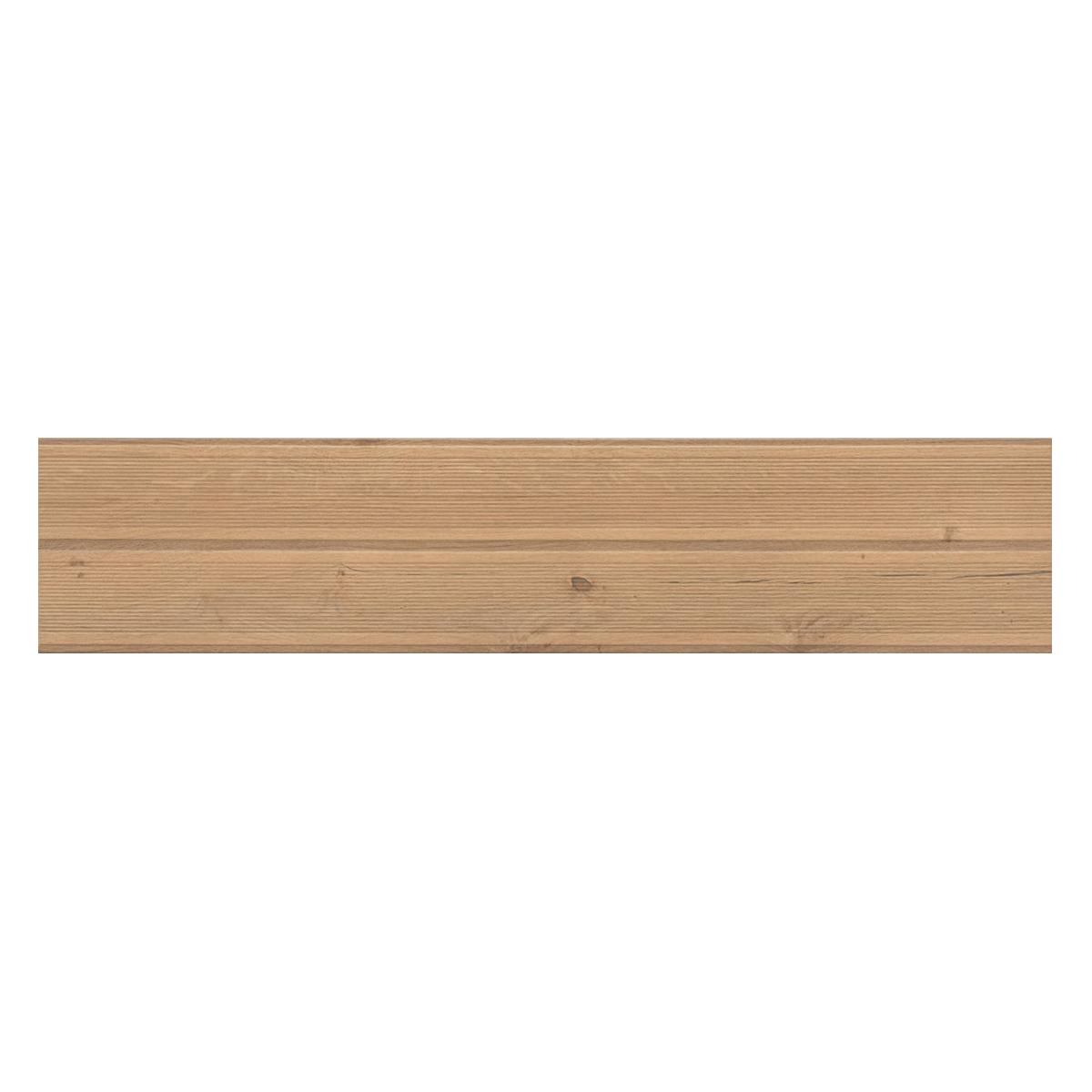 Porcelanato Bali Deck Camel Mate Rectificado - 19 x 90 cm - 1.54 m2