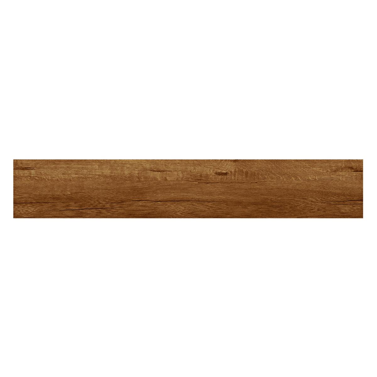 Piso SPC Caoba Marrón - 18.3X122 cm - 2.23 m2