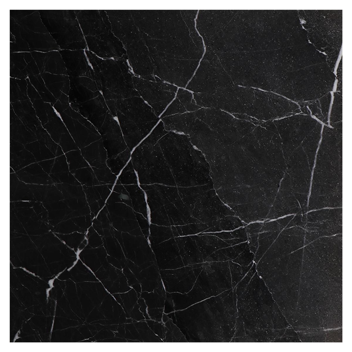 Porcelanato Marmol Negro Pulido - 80X80 cm - 1.92 m2