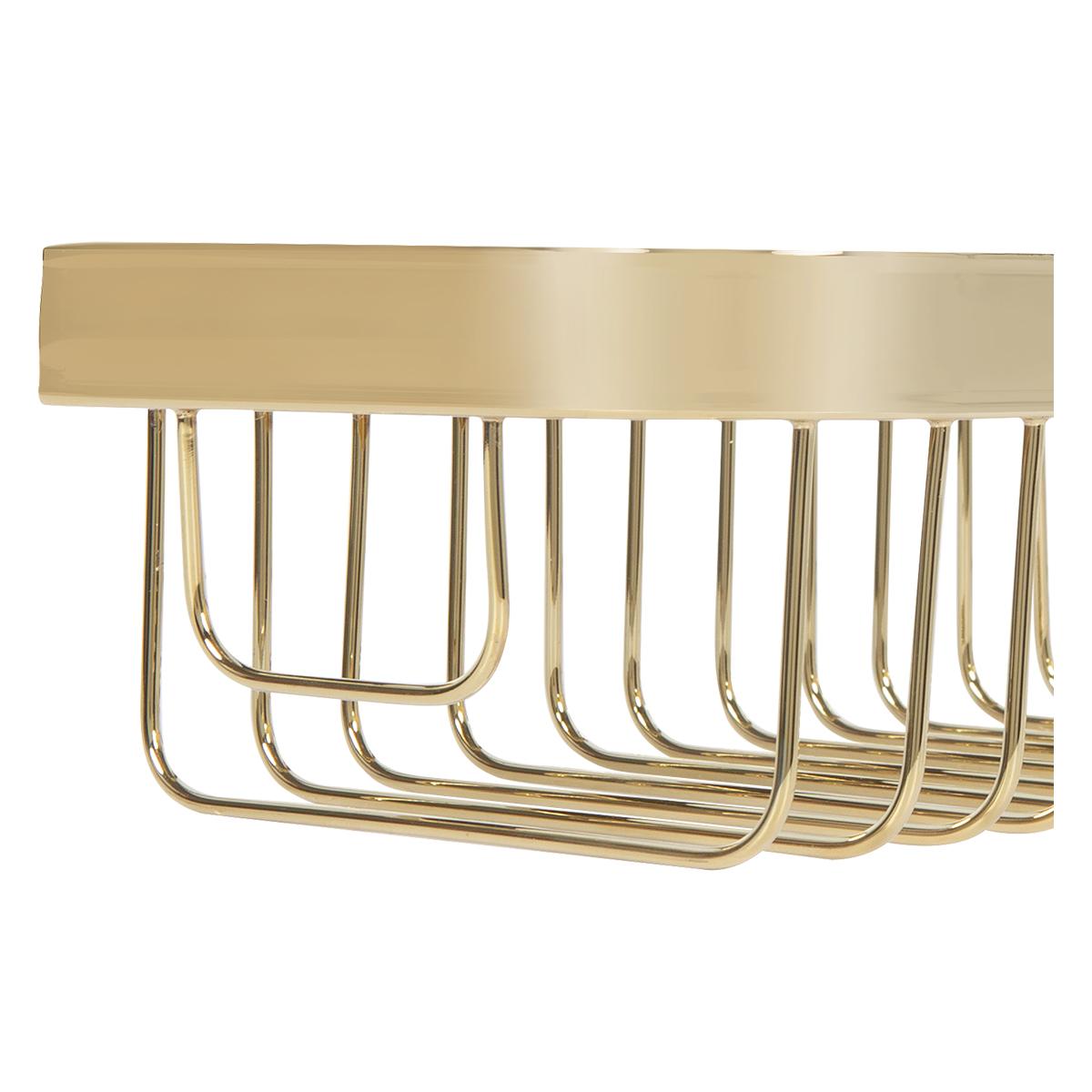 Organizador Para Baño Gold Brillante