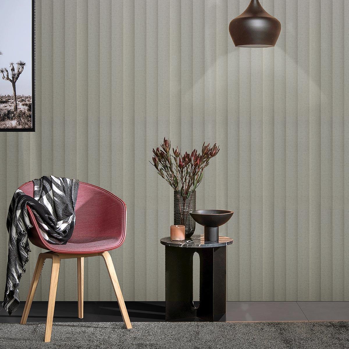 Wall Panel Four Wave Textil Pearl - 11X193 cm