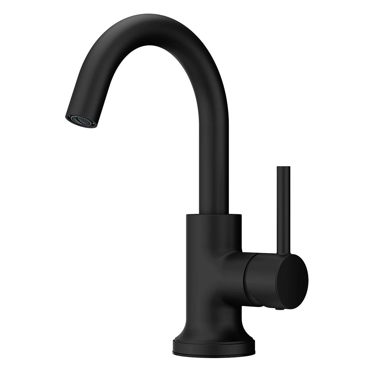 Monocomando Tenet Pico Bajo Para Lavatorio - Negro