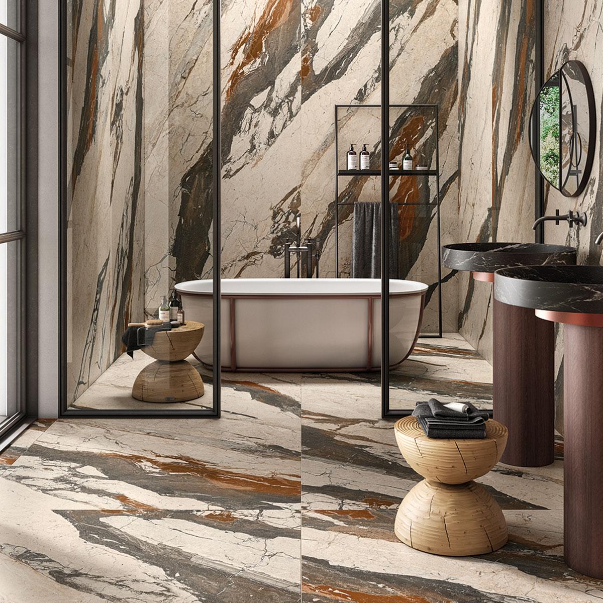 Porcelanato Breccia Phoenix Beige Mate - 60X120 cm - 2.88 m2
