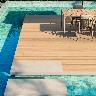 Porcelanato Bali Deck Camel Mate Rectificado - 19 x 90 cm - 1.54 m2