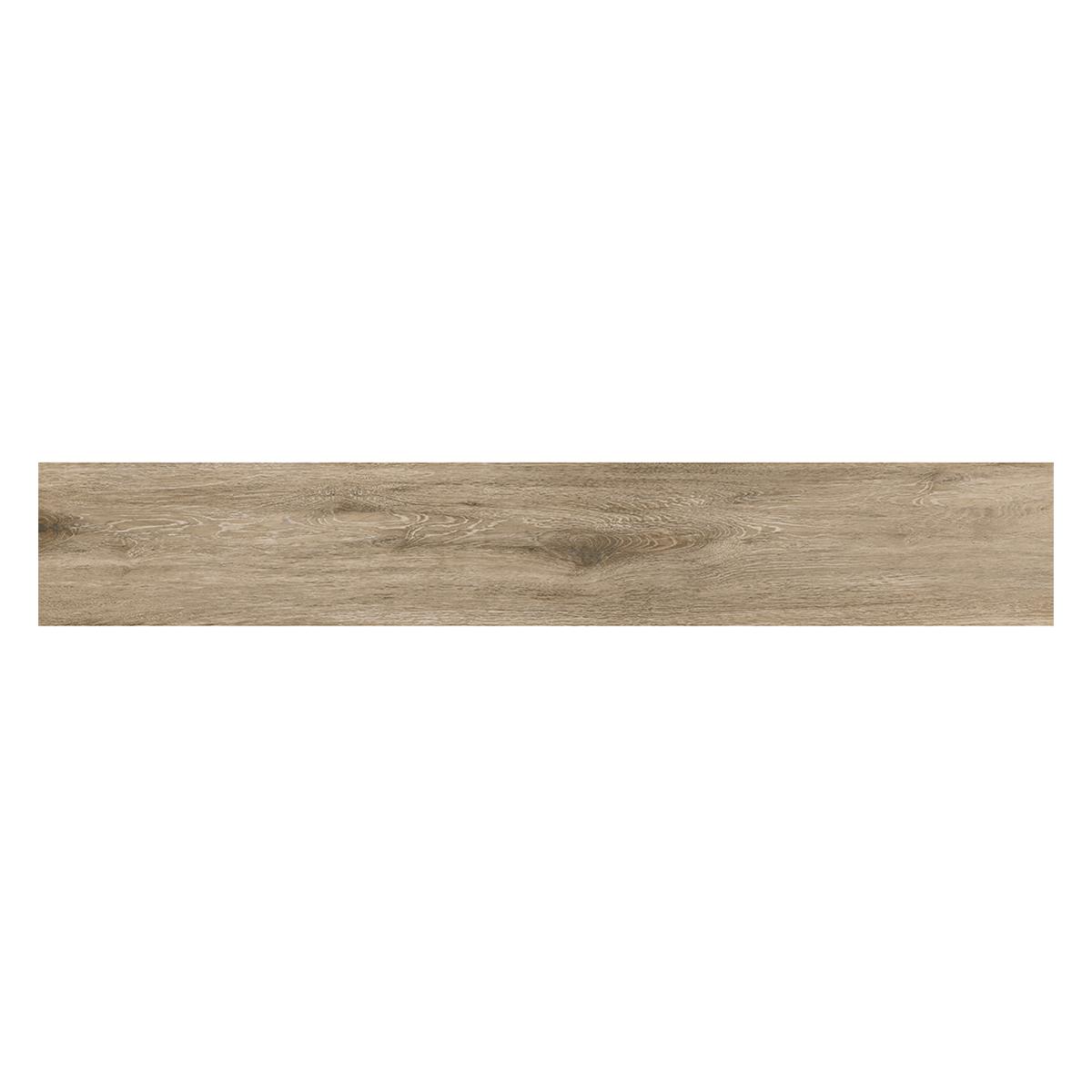Gres Porcelánico Maderato Almendro Marrón Mate - 19X118 cm - 1.34 m2