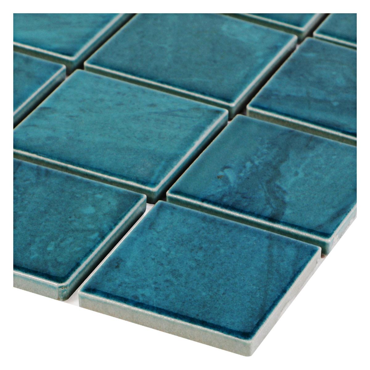 Porcelanato Caribbean Verde Brillante - 30.6X30.6 cm - 1.87 m2