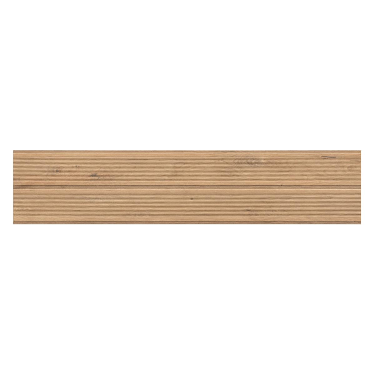 Porcelanato Bali Deck Camel Mate Rectificado - 19 x 90 cm - 1.54 m2