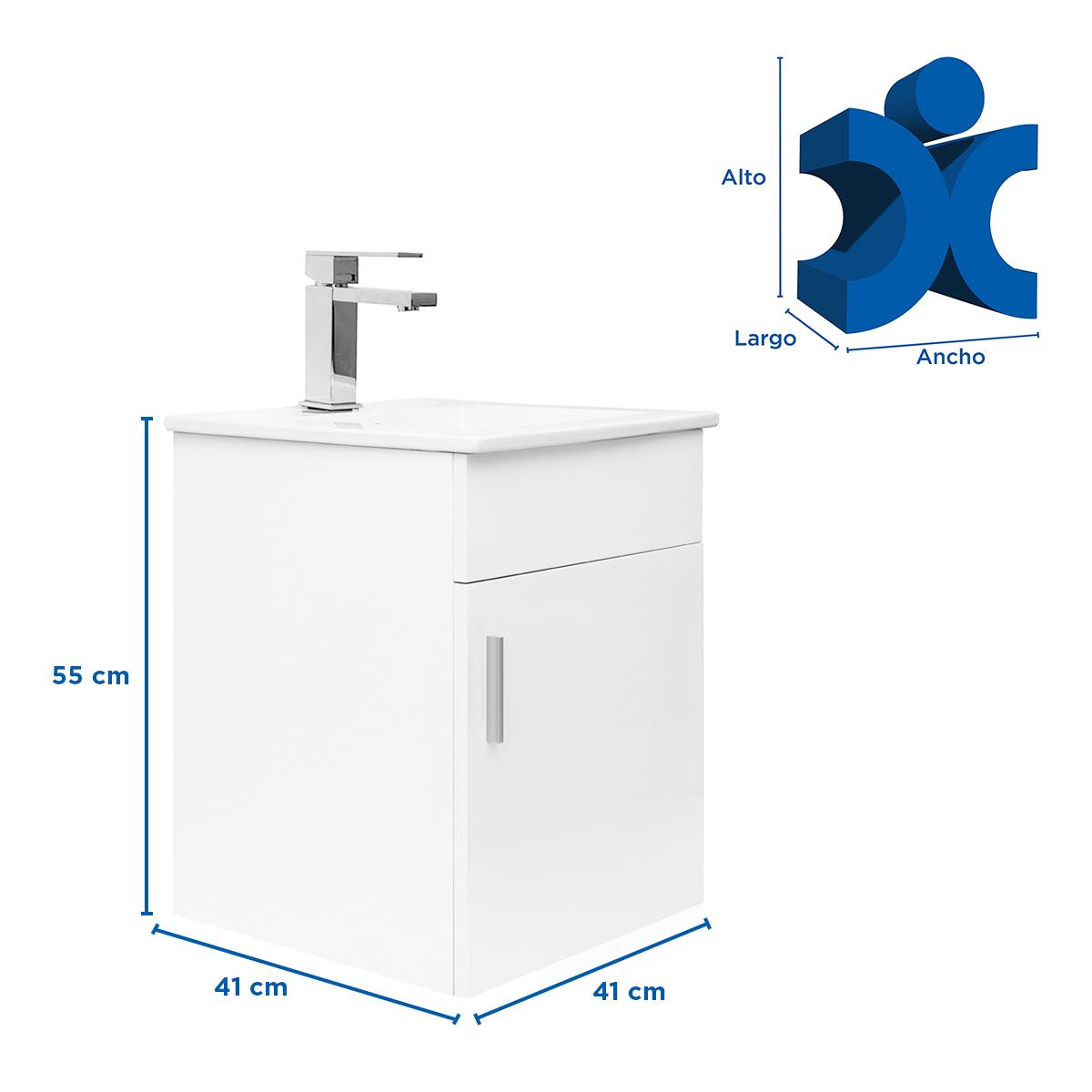 Mueble Para Baño Lhotse - Blanco