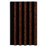 Wall Panel Coffee Negro/Marrón - 12.2X290 cm