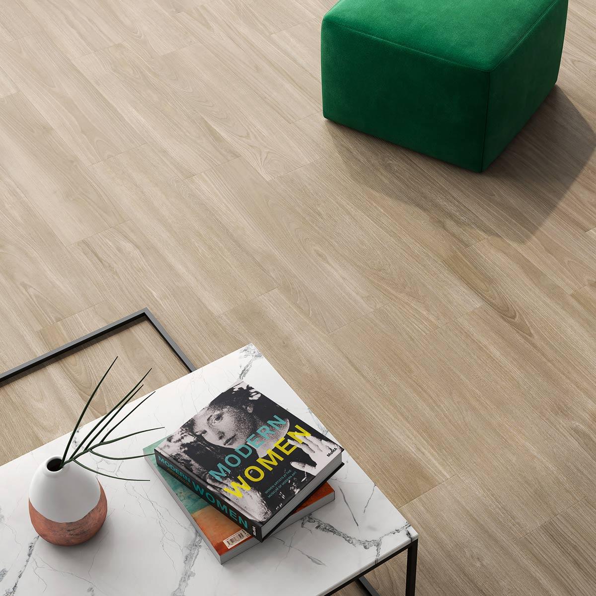 Porcelanato Opera Marrón Mate - 20X75 cm - 1.05 m2
