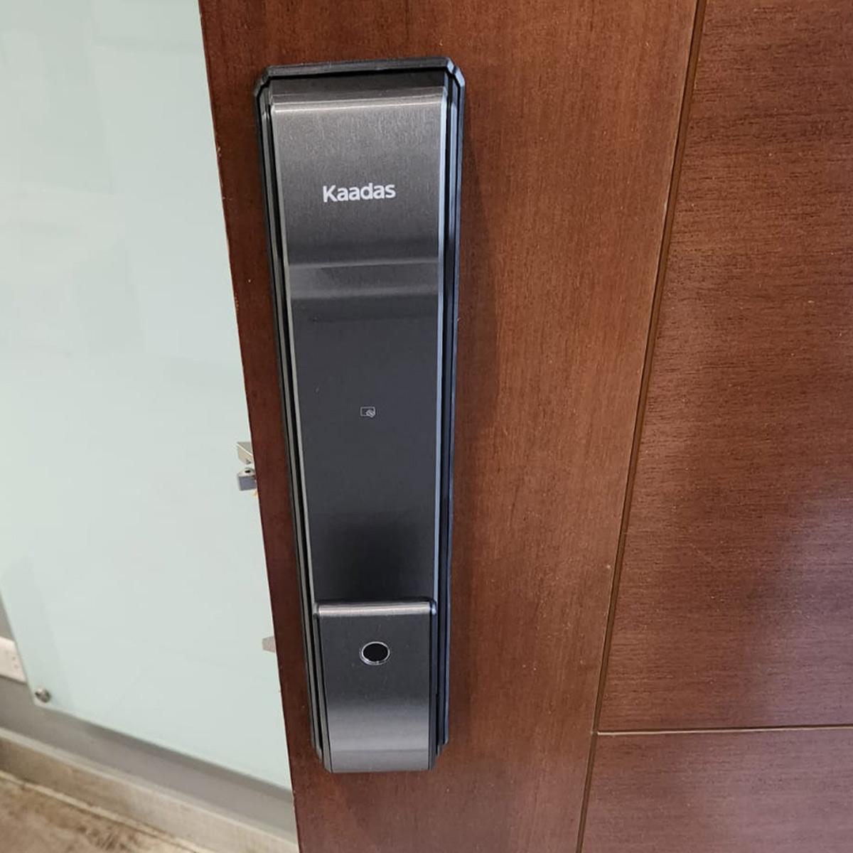 Cerradura Digital Push Pull K9 Para Residencial - Aluminio