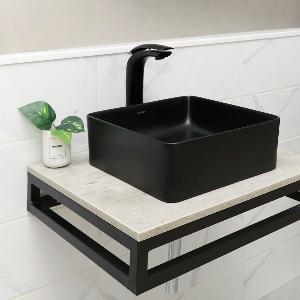 Monocomando Martini Para Lavatorio - Negro