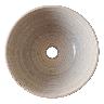 Bowl Elíptica Surco Para Sobreponer - Gris