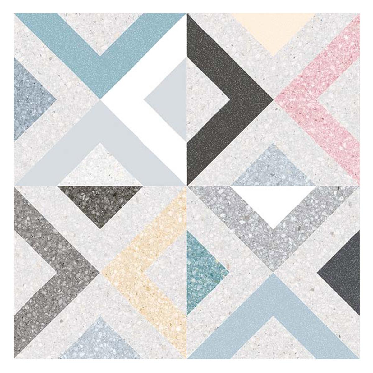 Gres Porcelánico Brenta Multicolor Mate - 20X20 cm - 1.00 m2