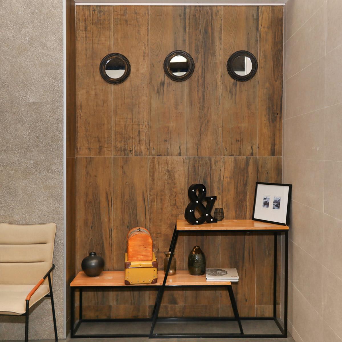 Porcelanato Demolicao Marrón Destonificado - 28 x 119 cm - 1.03 m2