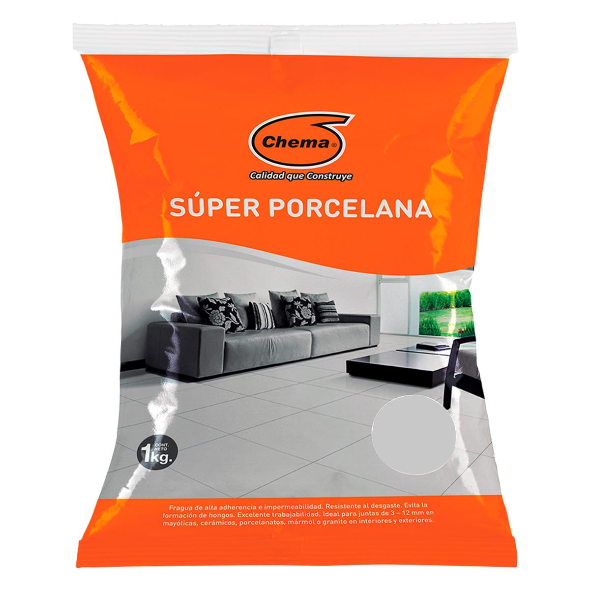 Super Porcelana Stone 1KG - Gris Claro
