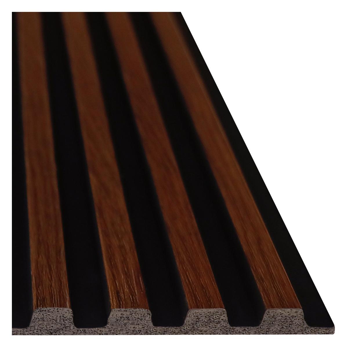 Wall Panel Coffee Negro/Marrón - 12.2X290 cm