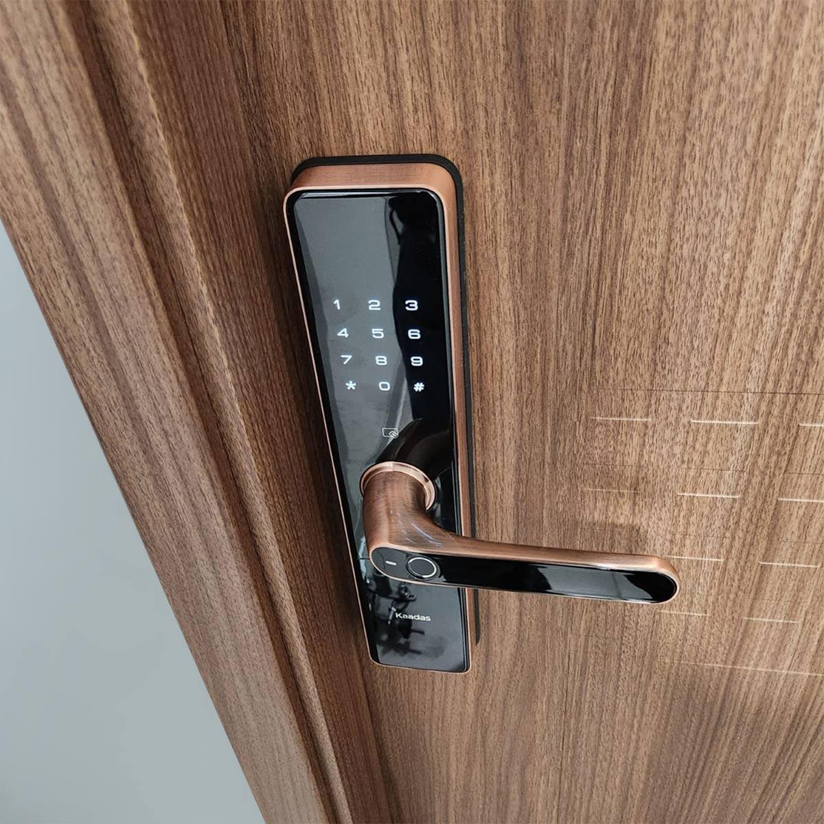 Cerradura Digital Black S500 Para Residencial - Cobre/Negro