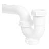 Trampa Pvc Canopla Conector A La Pared 1 1/2"