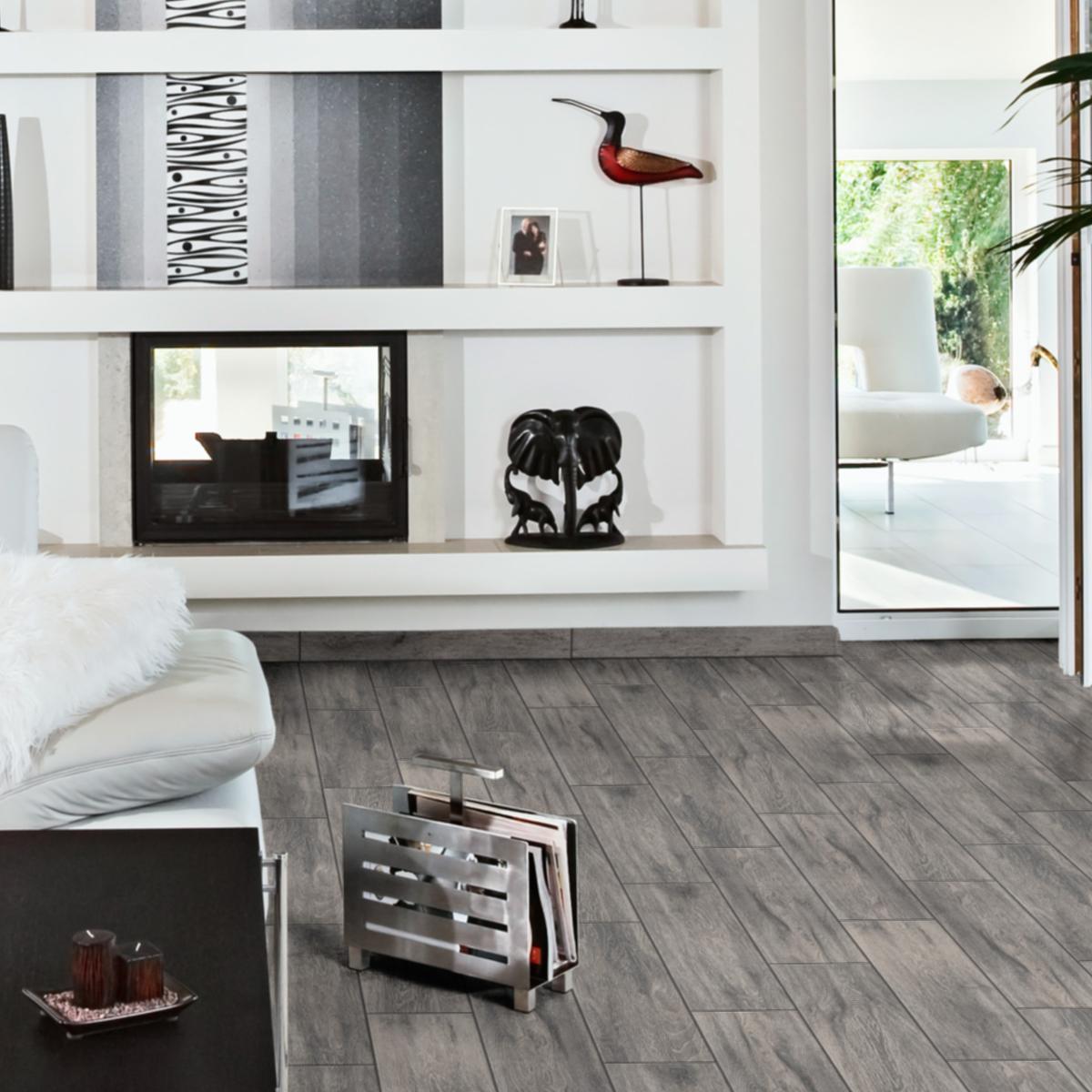 Piso Forest Gris Mate - 15.4X60 cm - 1.56 m2
