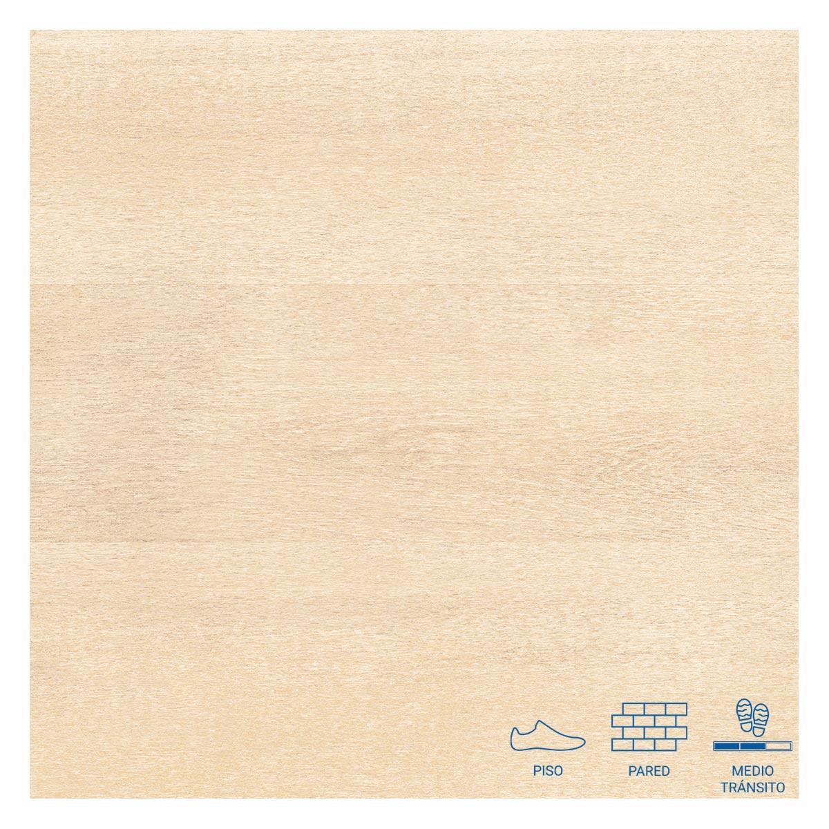 Piso Laminado II Madera Balsa BR - 60 x 60 cm - 1.80 m2