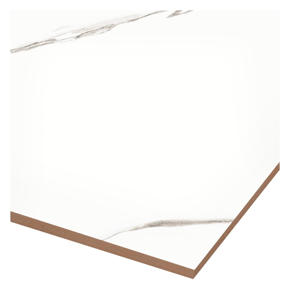 Porcelanato Statuario Blanco Pulido - 60X60 cm - 1.44 m2